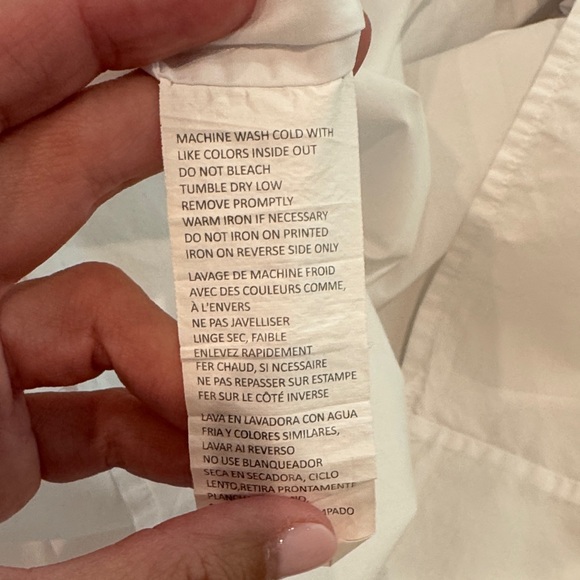 Rosetta Getty x RTR White Button Sleeveless Midi Dress, size 6 - Picture 9 of 13